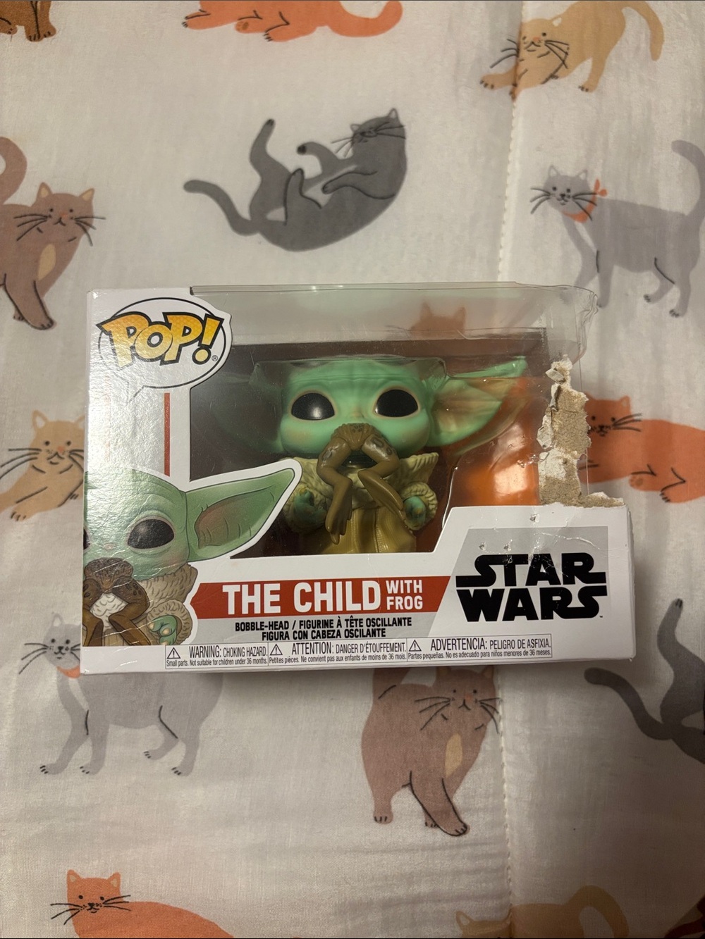 the child with frog pop funko
